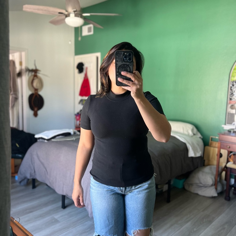 BYLT Basics Black Short Sleeve Tee